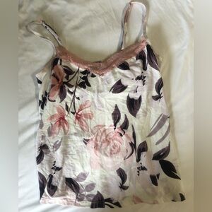La Vie En Rose Floral Tank